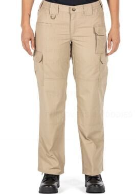 5.11 Tactile Women's Taclite Pro Ripstop Pants, Khaki, Size 6